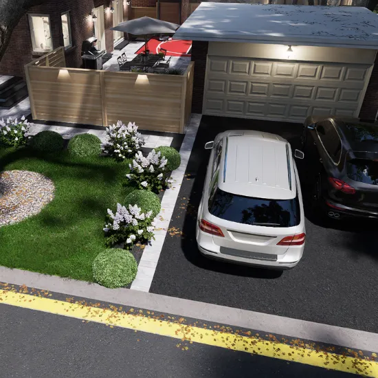 Home landscape design rendering, image by OAKS Home Services