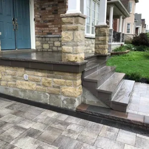 Stairs interlocking services in Oakville, image by OAKS Home Services