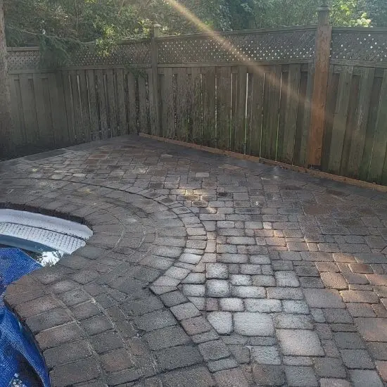 Interlocking Patio Repair, Walkway, and Raised Patio in Whitby