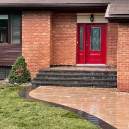 interlocking driveway extension porch and steps installation guildwood scarborough