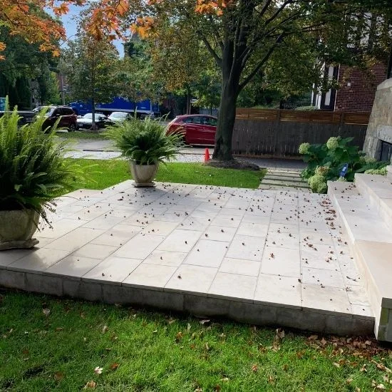Patio interlocking in Hamilton, image by OAKS Home Services