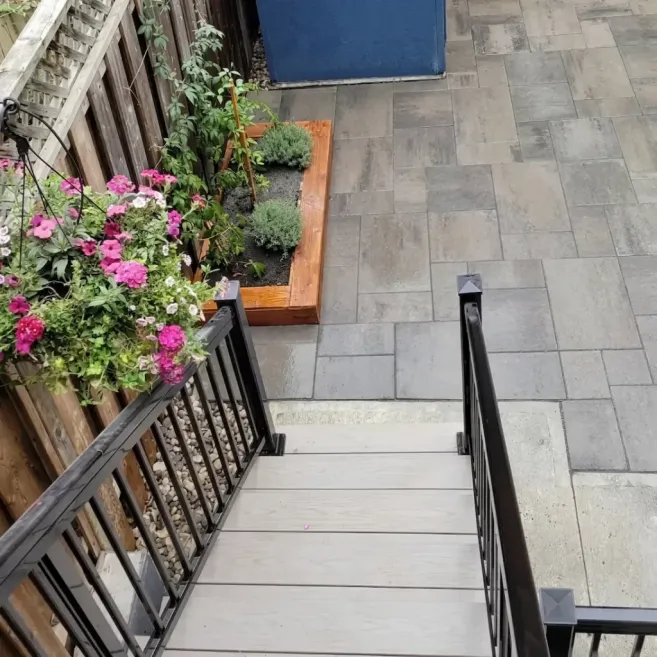 Transformative Stone Patio Installation
