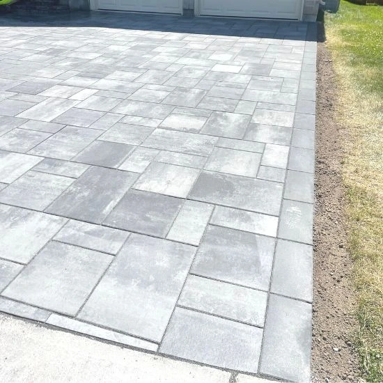 Driveway interlocking in East Gwillimbury, image by OAKS Home Services