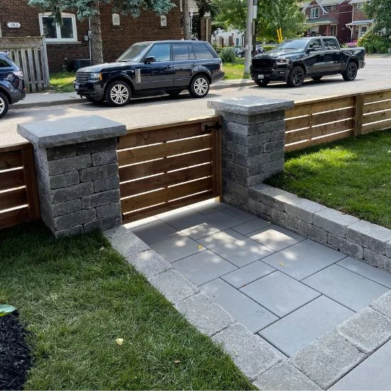 East Gwillimbury walkway interlocking, image by OAKS Home Services