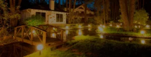 Landscaping light contractor, image by OAKS Home Services