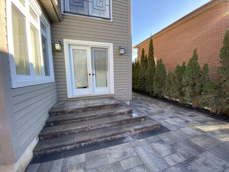Patio interlocking services in Ontario, image by OAKS Home Services