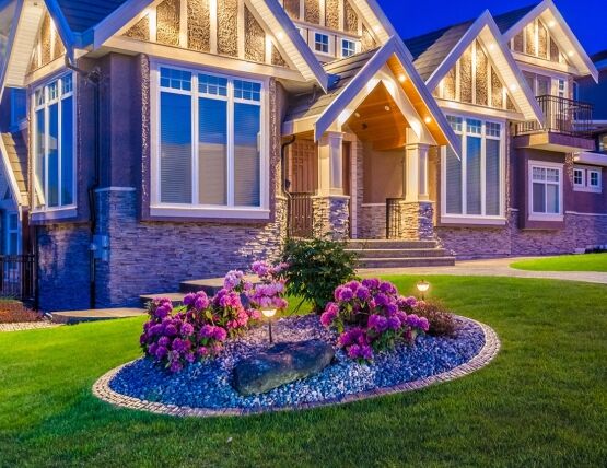 landscape lighting project by oaks