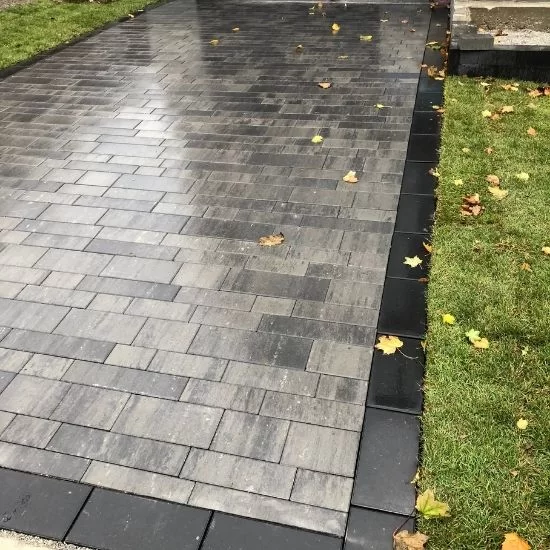 Landscaped Stone Pathway Creation