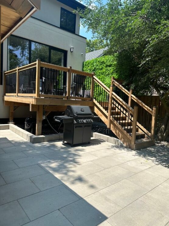 wood deck wood deck