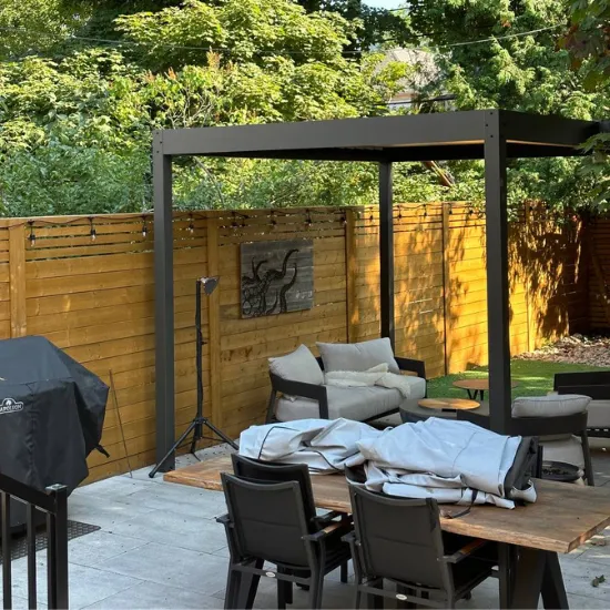backyard pergola builder