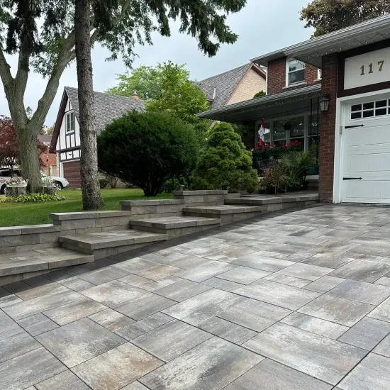 Driveway Interlocking Services in Collingwood, photo by Oaks Home Services