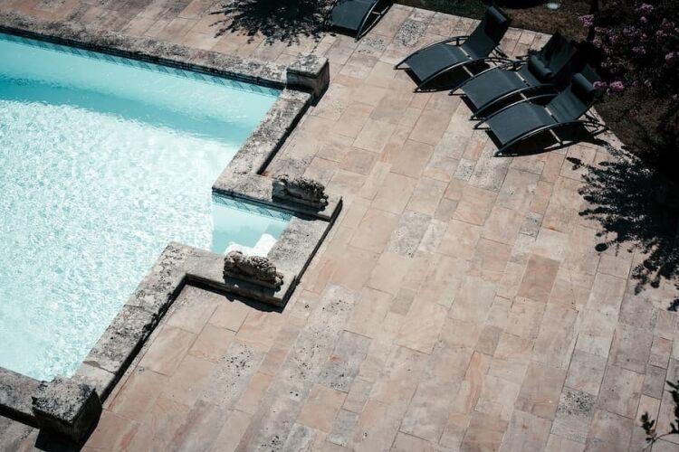 What is the best stone for pool deck, image by Oaks Home Services