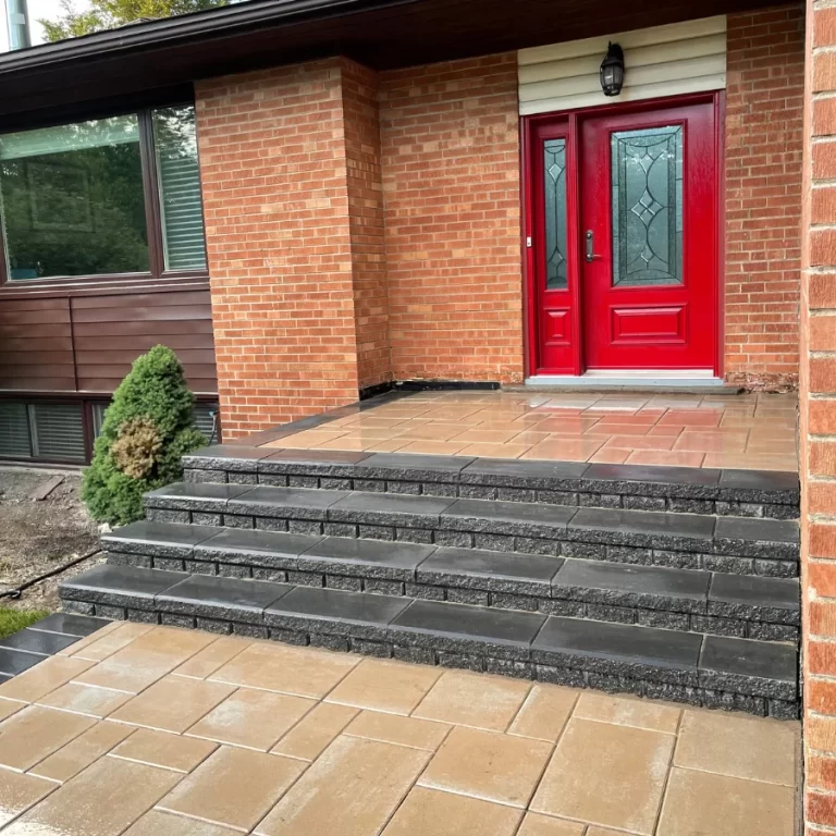 Stairs interlocking in East York, image by OAKS Home Services