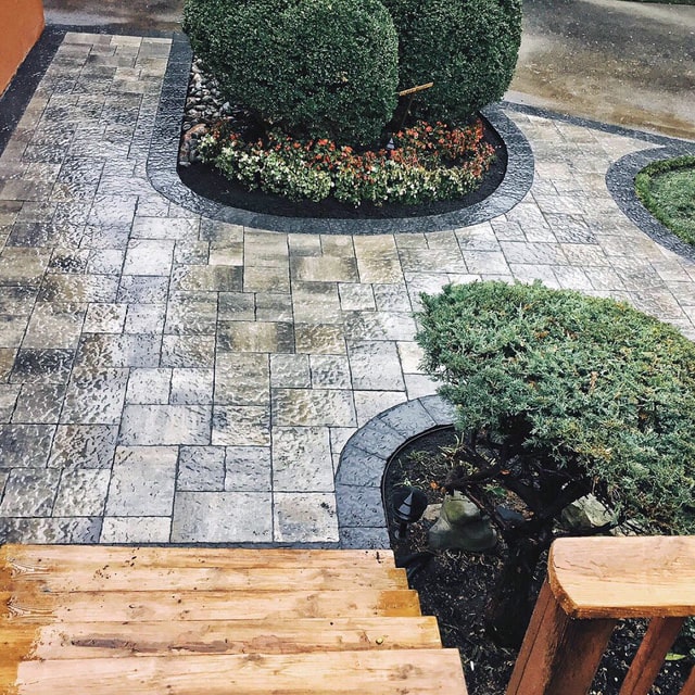 landscape design project from oaks