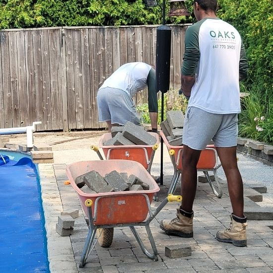 interlocking patio north york project