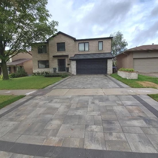 Driveway interlocking mississauga project