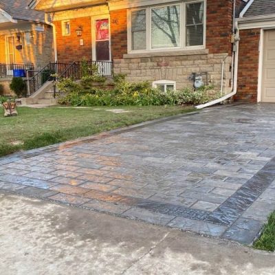 different types of driveway interlocking stones