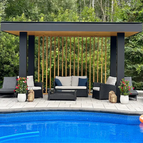 poolside pergola builder