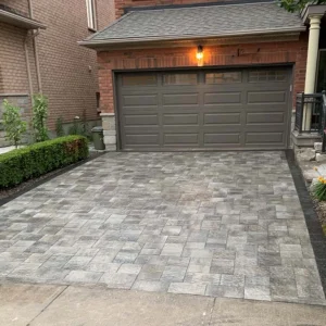 Driveway interlocking services in Ontario, image by OAKS Home Services