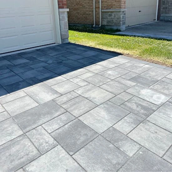 Driveway interlocking in Innisfil, image by OAKS Home Services