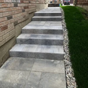 Stairs interlocking in Milton, image by OAKS Home Services